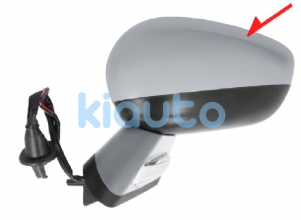 1608535380 | ESPEJO RETROVISOR CITROEN DS4 2011-2015 CARCASA CON PLIEGE  ELECTRICO  BASE IMPRIMADA  TERMICO  LUZ CORTESIA  ABATIBLE ELECTRICAMENTE  CARCASA IMPRIMADO  IZQUIERDO