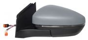 ESPEJO RETROVISOR PEUGEOT 3008 2017-2021 ELECTRICO  TERMICO  PILOTO  ABATIBLE ELECTRICAMENTE  LUZ CORTESIA PROYECTOR  MEMORIA  LANE ASSIST  IMPRIMADO  IZQUIERDO