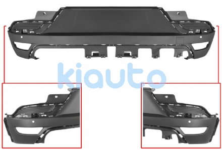 850B24277R | PARACHOQUES RENAULT CAPTUR 2019- TRASERO  CON SENSOR