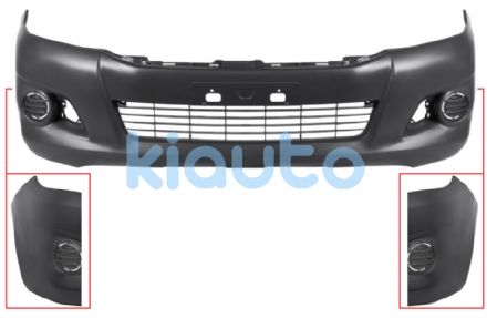 521190K980 | PARACHOQUES TOYOTA HILUX 2012-2016 DELANTERO  SIN MOLDURA ALETA  CON REJILLA