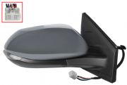 ESPEJO RETROVISOR TOYOTA YARIS 2020- ELECTRICO  TERMICO  PILOTO  ABATIBLE ELECTRICAMENTE  LANE ASSIST  IMPRIMADO  DERECHO