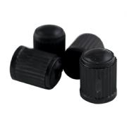 SET DE 4 TAPONES DE PLÁSTICO NEGROS PARA VÁLVULA NEUMÁTICO