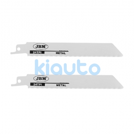  | SET DE 2 HOJAS DE SIERRA DE SABLE 150MM 24TPI PARA METAL PARA REF. 60019