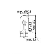 LÁMPARA OBN WEDGE 12V 5W T10