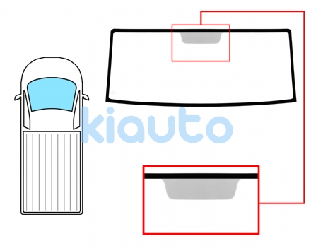 6045AGS | PARABRISAS RENAULT MAXITY 2007-2014 DELANTERO  VERDE