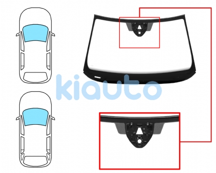 7819AGACMVZ | PARABRISAS SKODA SUPERB 2015-2019 4 PUERTAS  FAMILIAR  DELANTERO  VERDE  ACUSTICO  CON BASE ESPEJO  CON SENSOR  CON SOPORTE CAMARA  MOLDURAS PREMONTADAS 