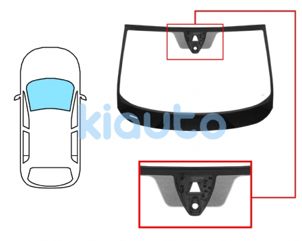 7625AGACMVZ | PARABRISAS CUPRA FORMENTOR 2020- DELANTERO  VERDE  ACUSTICO  CON BASE ESPEJO  CON SENSOR  CON SOPORTE CAMARA  MOLDURAS PREMONTADAS